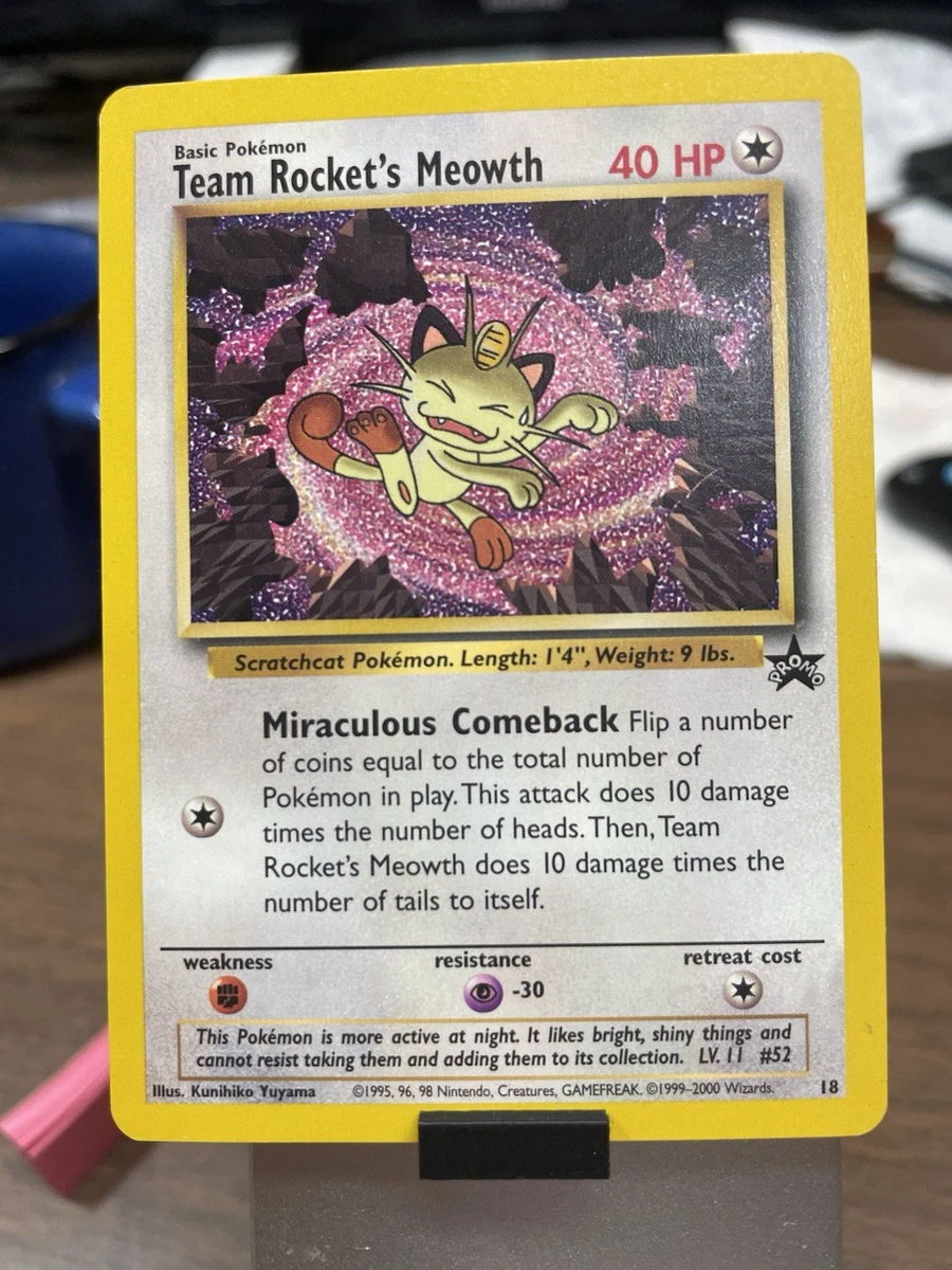 Team Rocket's Meowth Pokmon TCG Cards for sale | eBay