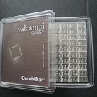 VALCAMBI SUISSE 100x1 GRAM 999 FINE SILVER COMBIBAR SEALED ASSAY