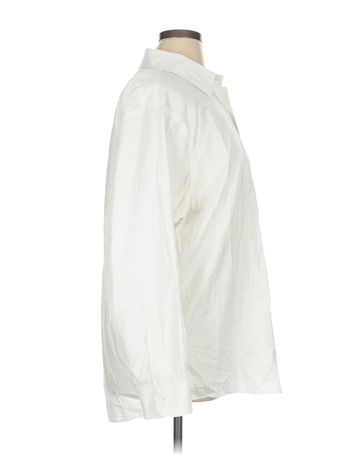 Brooks Brothers Women Ivory Long Sleeve Button-Down Shirt 34W thumbnail 3