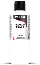 Vallejo Premium Varnish 60ml / 200ml Matt Sat...