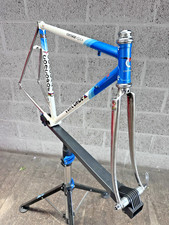 CONCORDE AQUILA Frame Set 50 x 53cm C/T Columbus SL Blue White Vintage Classic