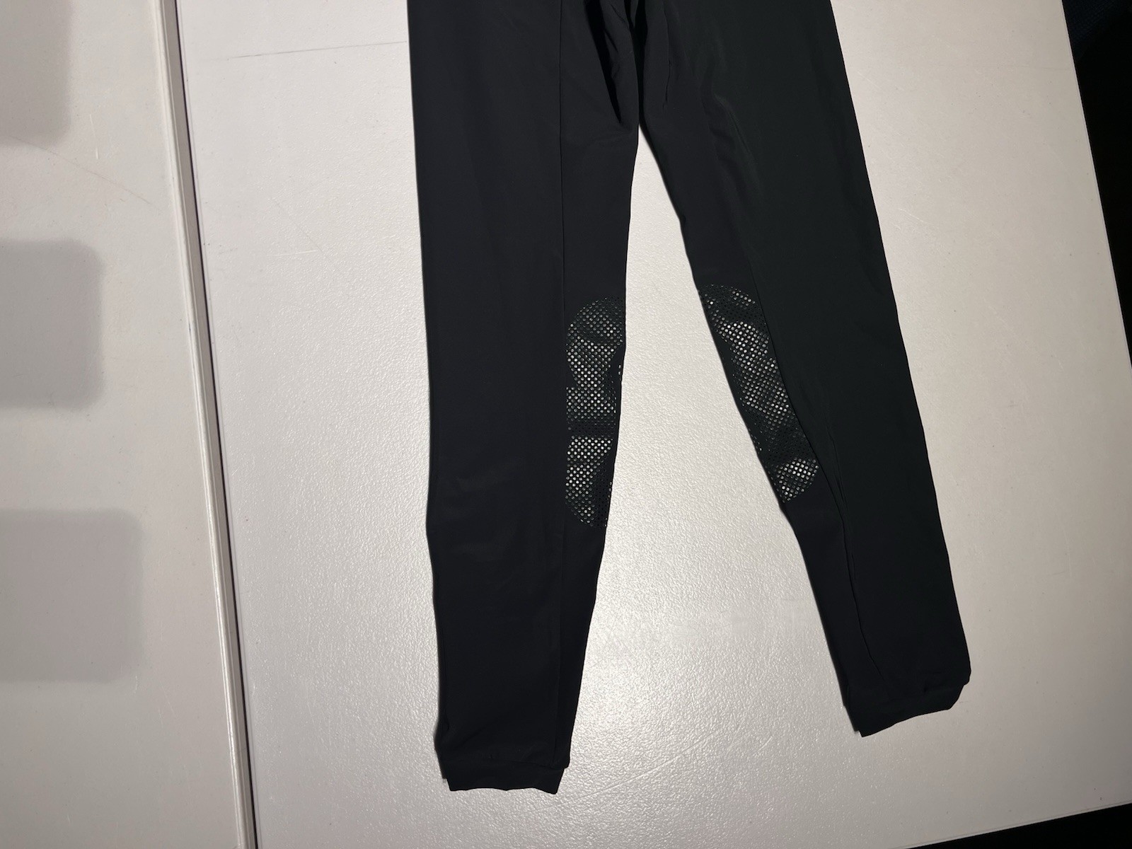 For Horses Breeches Womens Small Black Equestrian Tights Pants Nylon Italy 23x26