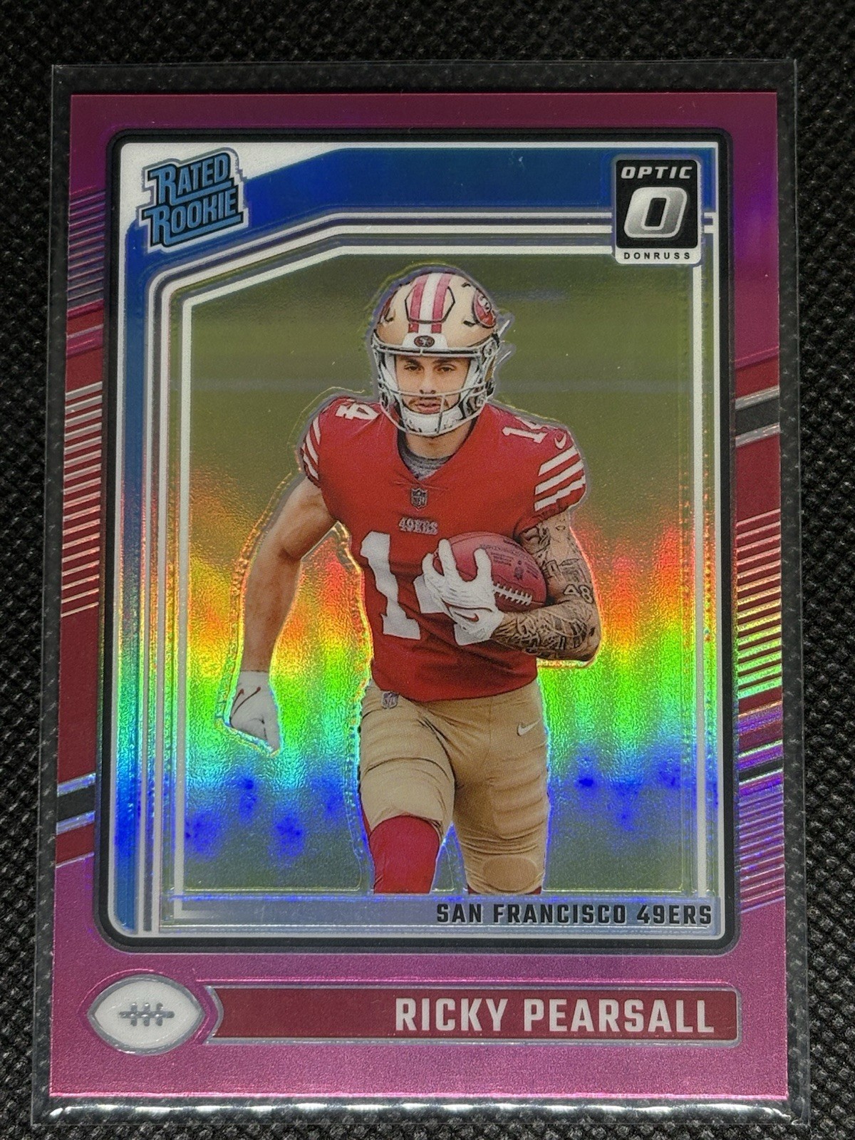 2024 Panini Donruss Optic - Rated Rookie Ricky Pearsall #284 Pink Prizm (RC)