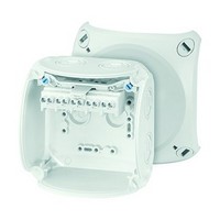 Hensel Klemmenkasten 6Qmm 5Fach Kunststoff 104X104X70Mm Aufputz 7...