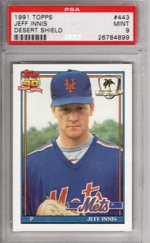1991 Topps Desert Shield---JEFF INNIS---#443 --- PSA 9 | eBay