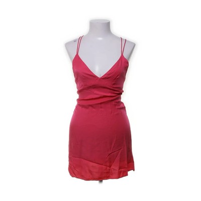 H&M, Kleid, Größe: XS, Pink, Viskose, Einfarbig, Damen #jYM