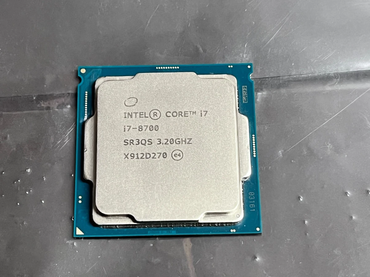 CPU intel core i7 8700 lga1151 cpu Amazon.com: Intel Core i7-8700 6 Cores 3.2GHz 12MB 8 GT/s 65W LGA