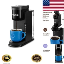Compact K-Express Coffee Maker with 42oz Reservoir – Perfect for Holiday Gifting