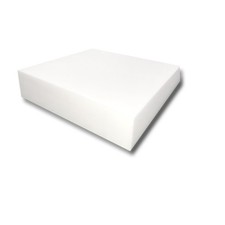 High Density Square Cut Upholstery Foam 4'' x 24'' x 24'' Couch Cushion, Dini...