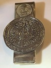 VTG Silver 1970’s MEXICO Alpaca Solid Mayan Calendar Men's Money Clip Holder 23g — photo 8