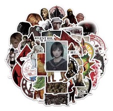 54PCS Silent Hill f Cartoon Stickers Decal Laptop, Scooter, Cell-Phone Vinyl