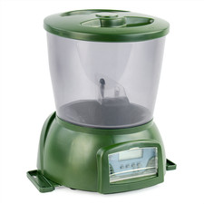 AUTOMATIC POND KOI FISH FEEDER HOLIDAY TIMED AUTO DISPENSE FEED DIGITAL TIMER