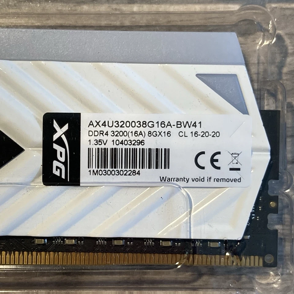 XPG  DDR4 3200MHz RGB RAM 16GB (2x8GB)  (AX4U320038G16-BW41) - Image 2 of 2
