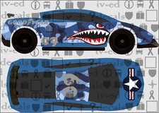 Lambo  #83 1/64  WHITE TONER Waterslide Decal for Hot