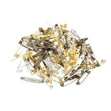 100Pcs Badge Pins, 30mm Safety Pins Bar Name Tag Pin Bulk, Colorful
