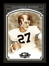 2006 Donruss Threads Joe Bellino #CGK-3 College Gridiron Kings Green Framed /25