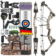 Set di archi composti regolabili 30-55 libbre 310 fps arco sportivo caccia tiro con l'arco DE