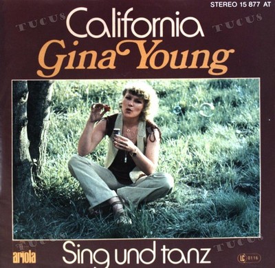 Gina Young - California / Sing Und Tanz 7'' (VG+/VG+) '*