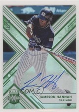 2018 Panini Elite Extra Edition Emerald Auto 21/25 Jameson Hannah #49 Auto 1kk