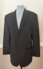 100% Cashmere BRADYS San Diego Men’s Jacket Blazer Dark Brown 40 US/ 50 EU