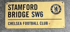 Vintage Stamford Bridge Tin Sign Rustic Look Man Cave Bar Shed Chelsea Football
