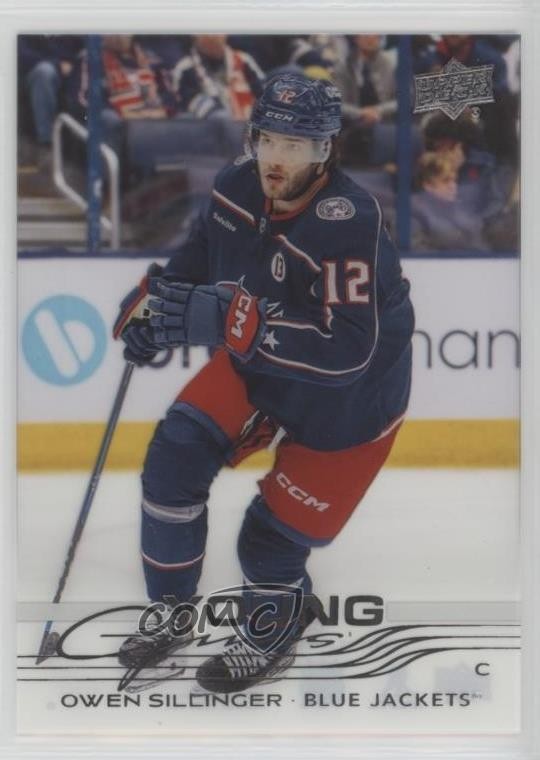 2025-26 Upper Deck Series 1 Young Guns Clear Cut Owen Sillinger #227 Rookie RC