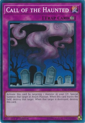Call of the Haunted - YS17-EN033 - Common - 1st Edition Moderately Played