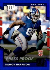 2017 Donruss #173 Damon Harrison Press Proof Blue