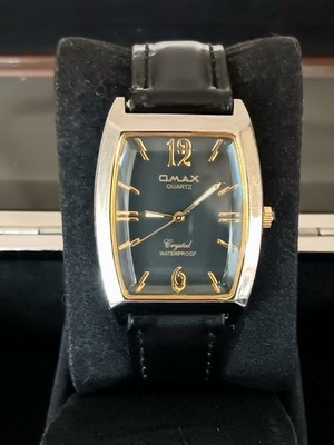 Vintage Omax Crystal Quartz Watch ABK247 Japan Dial | Seiko Epson Y121G Movt