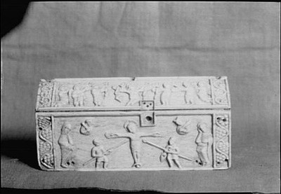 Photo:Ivory Casket of Witkowski 1926 Decorative Carved Box