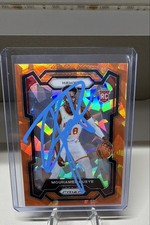 2023-24 Panini Prizm - Mouhamed Gueye #157 Orange Ice Prizm (RC) IN PERSON AUTO
