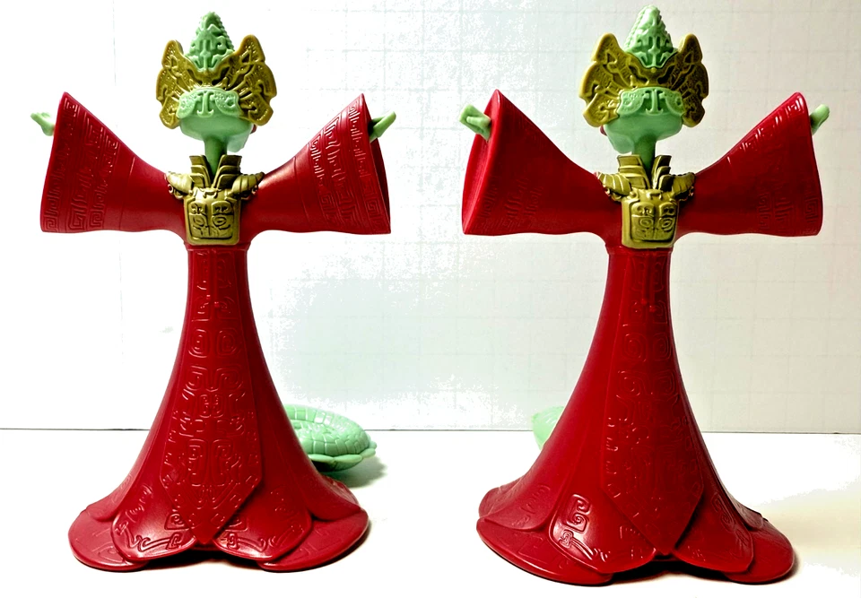 Lote de 2 juguetes Lord Shen Kung Fu Panda 2 Burger King 2011 DreamWorks DWA Foto 2 de 4