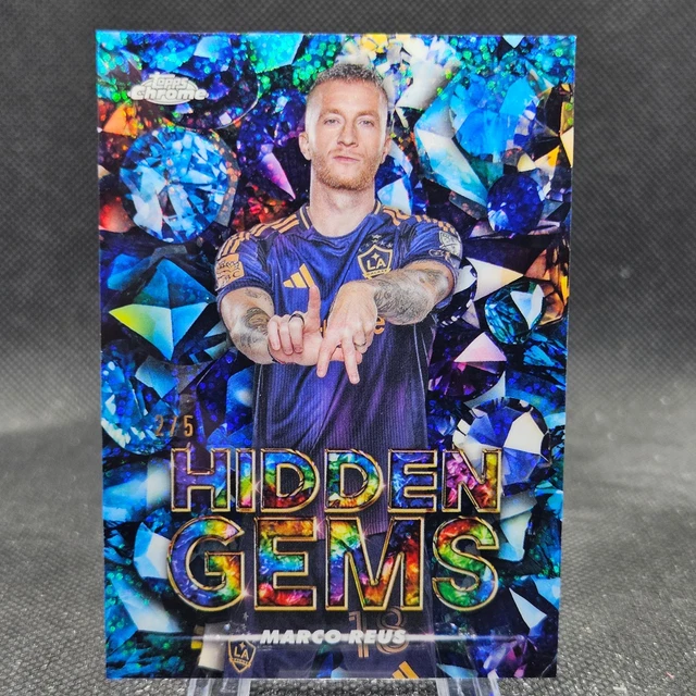 Marco Reus 2025 Topps Chrome MLS Hidden Gems Blue /5 LA Galaxy #HG-1