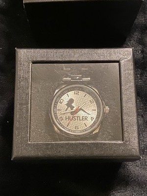 Hustler Sitting Lady TXT Series Silver Men s Watch New In Box Hardcore Since 74 