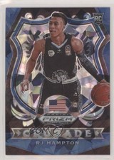 2020-21 Panini Prizm Draft Picks Crusade Blue Ice 98/99 RJ Hampton #93 1u6