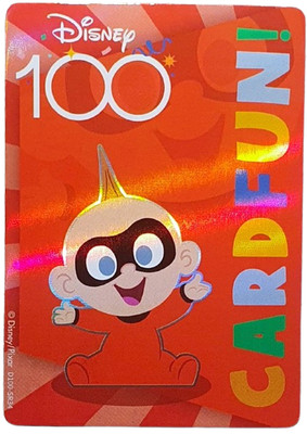 2023 Card Fun Disney 100 Jack Jack D100-SR34 Foil Holo Mint