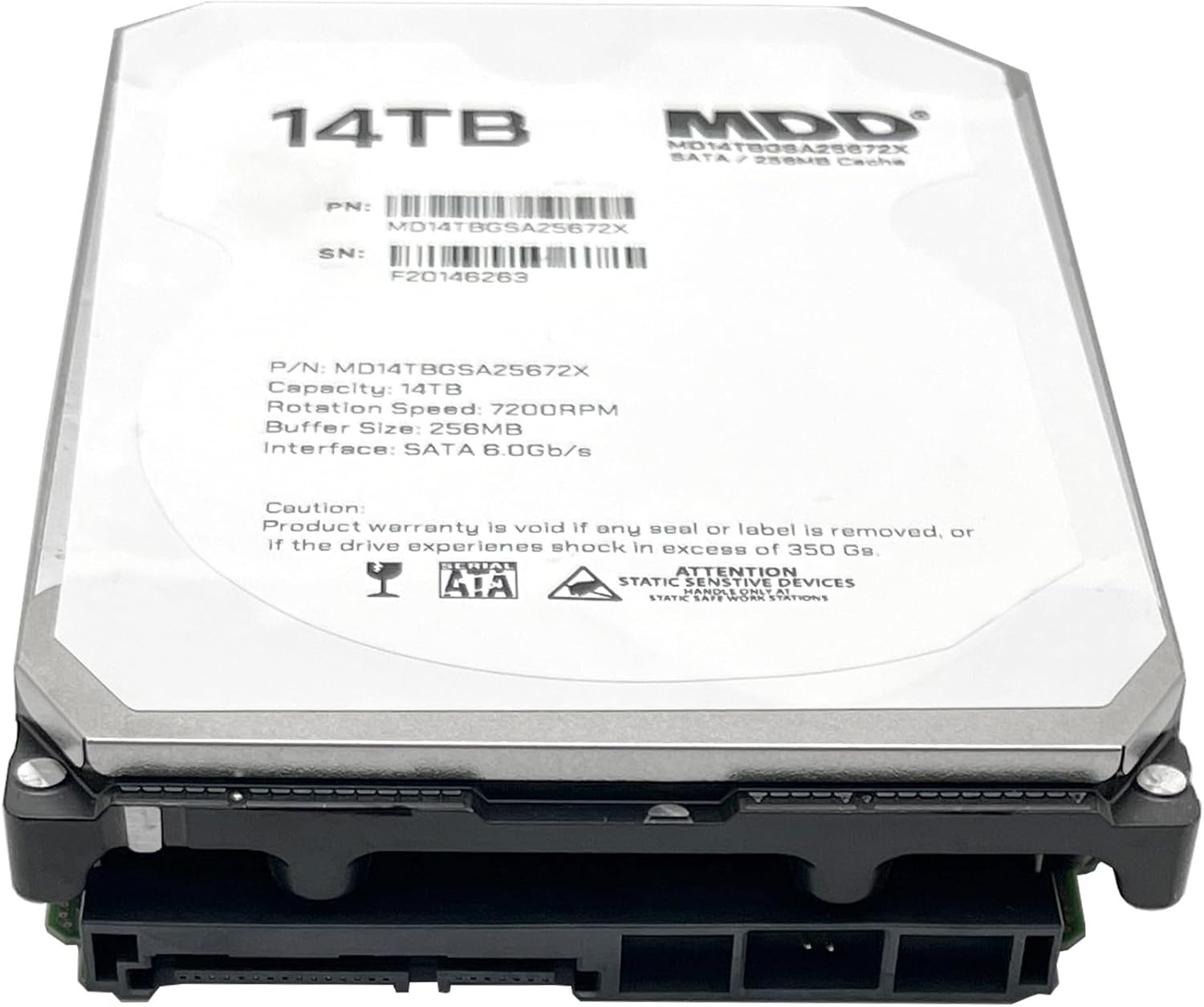 MDD 14TB 7200RPM SATA 6.0Gb/s 256MB Cache 7200RPM 3.5
