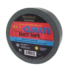 NASHUA ALL-CLIMATE Duct Tape,Black,1 7/8 in x 60 yd,9 mil 3NJZ5