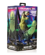 Jurassic Cock Dinosaur Silicone Dildo 7.3” – Creature Cocks Fantasy Toy