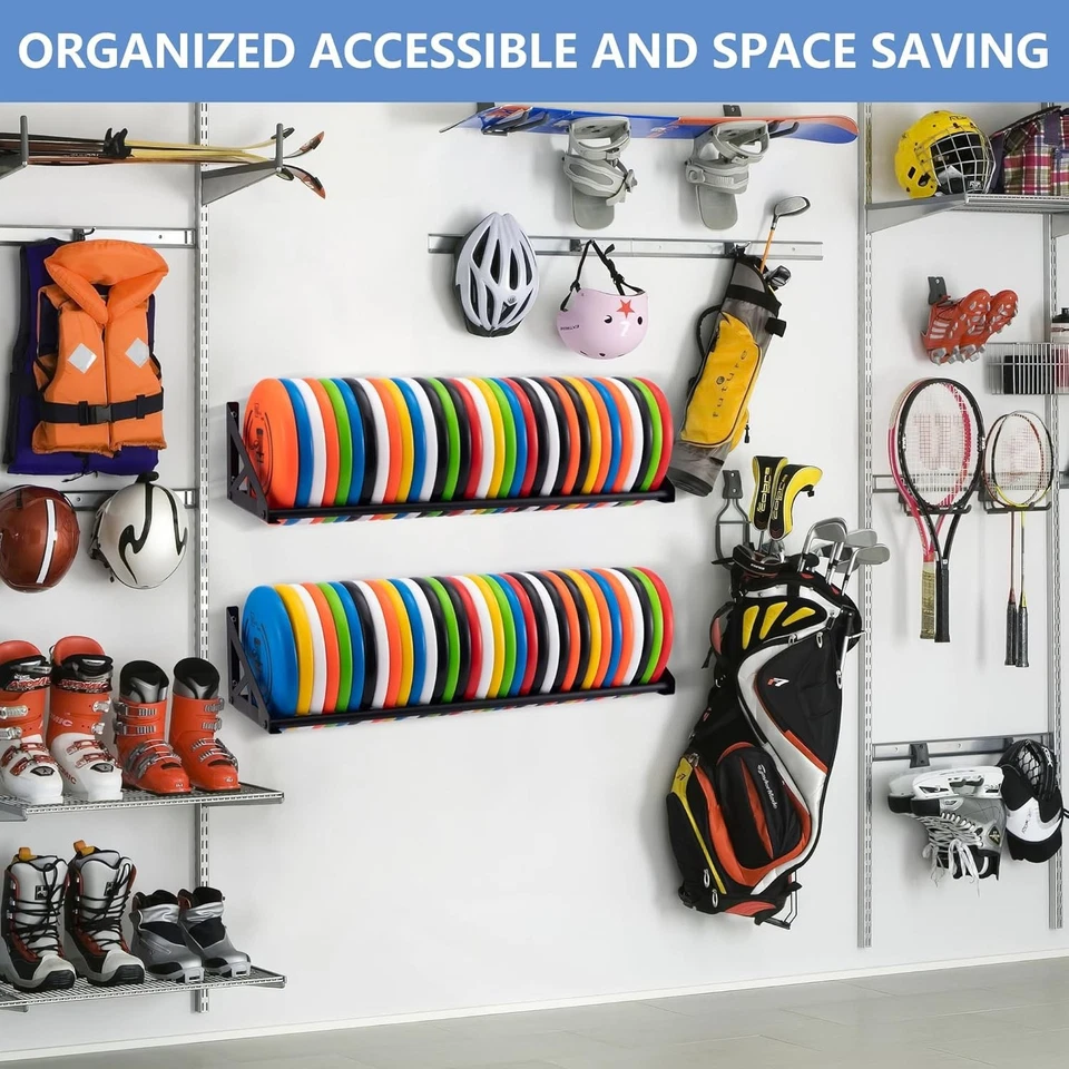 2 Pcs Disc Golf Rack Wall Mount, Disc Golf Storage, Disc Golf Wall Hanger, ..... - Image 2 of 4