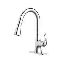 Glacier Bay Clare Single Handle Pull Down Laundry Faucet Chrome 1006743964