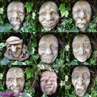 WALL HANGING GARDEN GARGOYLE MEDIEVAL HAND MADE STONE ORNAMENT SCULPTURE GOTHIC