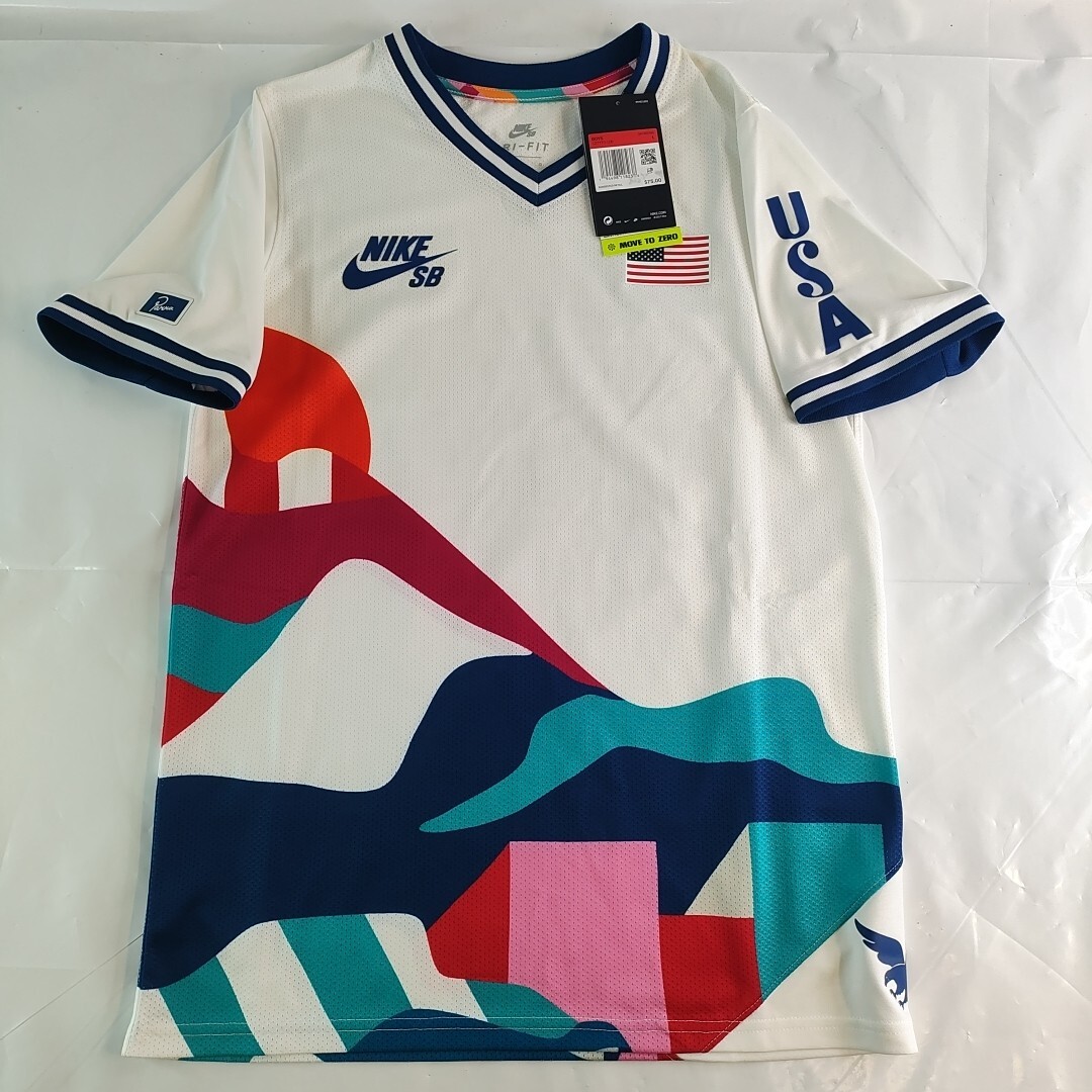 Nike SB x Parra USA Federation Kit Crew Jersey Boys Medium Skate