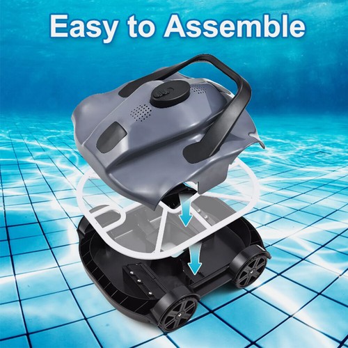 Poolroboter, Kabelloser Poolsauger Akku, 5200-mAh-Akku, Automatische Reinigung - Bild 5 von 18
