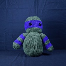 TMNT Donatello "Donnie" Inspired Fan Art Crochet Stuffed Plushie
