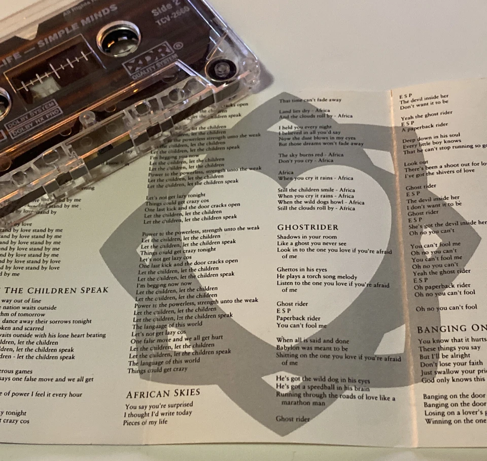 Real Life by Simple Minds (CASSETTE, 1991) 🆓 Local 📭 - Image 3 of 4