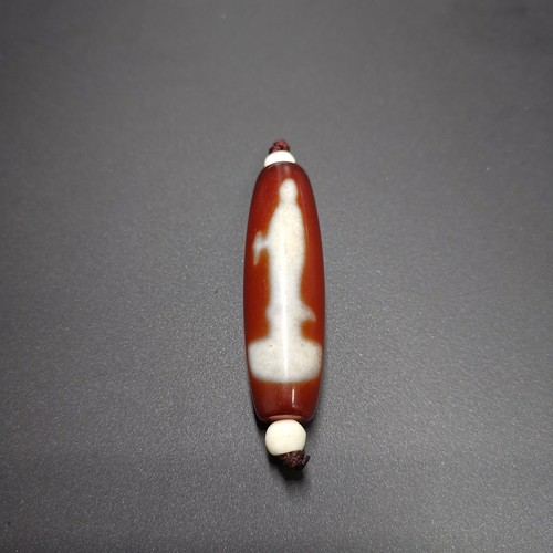 Fire Agate Chenrezig Bead