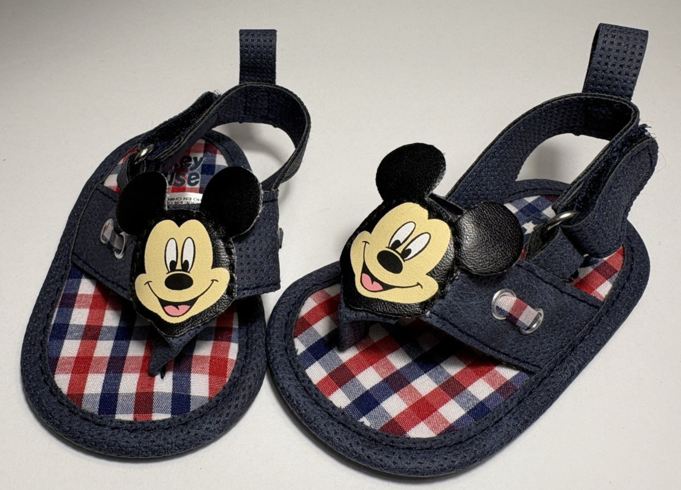 Mickey Mouse Baby Sandals Disney Slip-on Shoes- Size 3-6 months