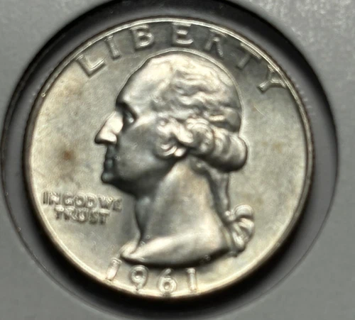 1961 Washington Quarter Type B Reverse Variety FS-901 CHOICE BU