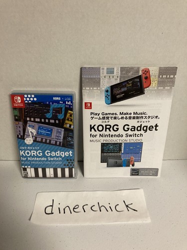 KORG Gadget (First Edition - JPN) w/ Rare Comic Book - Nintendo Switch - New!
